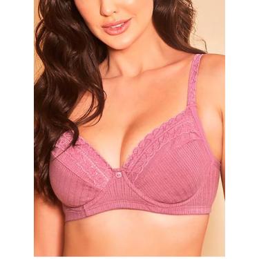 Imagem de Sutiã Sem Bojo Econfort ST 10 0007 Com Renda Sem Aro T. P/EG, M, 0006,