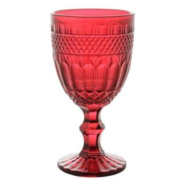 Imagem de Conjunto de Taças Brand P/ Água 345ml 6 Peças em Vidro Vermelho Wolff 