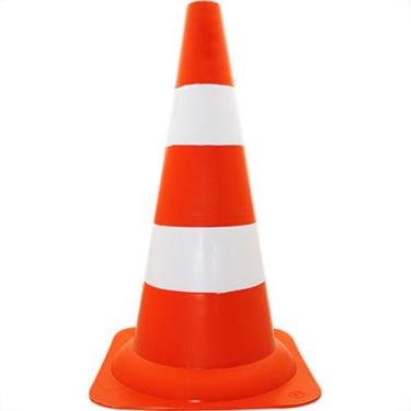 Imagem de Pro Safety/Cone Cone P/Sinaliz.Delta 50Cm Laran/Bco