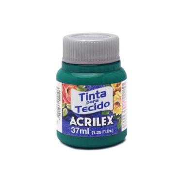 Imagem de Tinta Para Tecido Acrilex Fosca 37ml Escolha a Cor, 803 - ACQUA MARINA