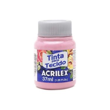 Imagem de Tinta Para Tecido Acrilex Fosca 37ml Escolha a Cor, 636 - ROSA INGLESA