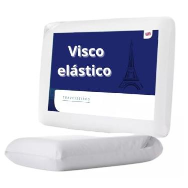 Imagem de Travesseiro ViscoElástico Conforto e Suporte para uma Noite de Sono Perfeita Alinhamento Ergonômico, Alívio de Pressão e Máxima Maciez Descanso PREMIUM SYANG