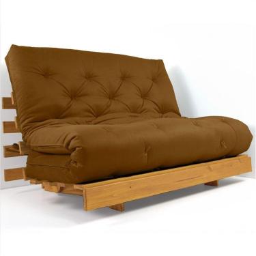 Imagem de Sofá Cama Casal Futon Tokio D33 Madeira Maciça Cor Mel Ii