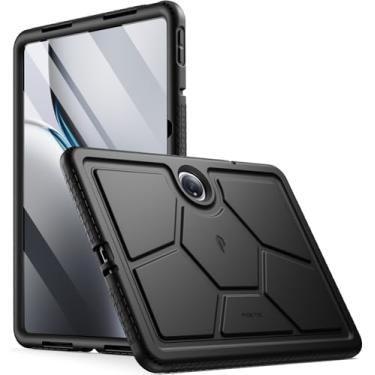 Imagem de Poetic Capa TurtleSkin para OnePlus Pad 2 de 12,1 polegadas (2024), capa de silicone resistente à prova de choque resistente contra quedas para crianças, preta