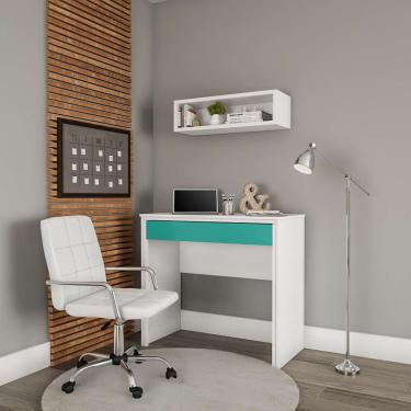 Imagem de Cadeira de Escritório Tesoureiro Giratória Fitz Branca