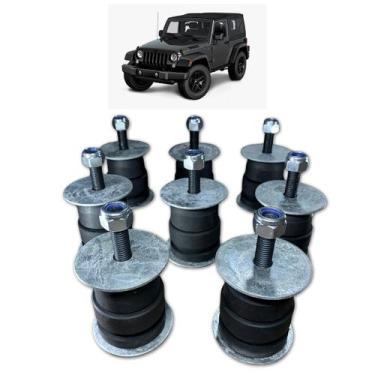 Imagem de Jeep Willys Todos Kit Completo Coxim Cabine C/ Ferragens - Borfix