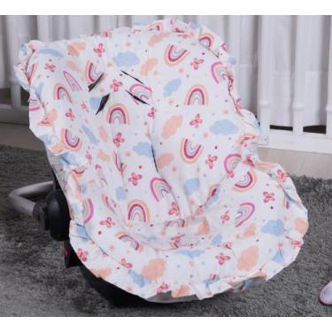 Imagem de Capa Para Bebê Conforto 100% Algodão Super Macia Universal Várias Esta