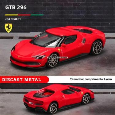 Imagem de Carros em Escala 1:64 Bburago Ferrari - Modelo de Liga Metálica - Pres