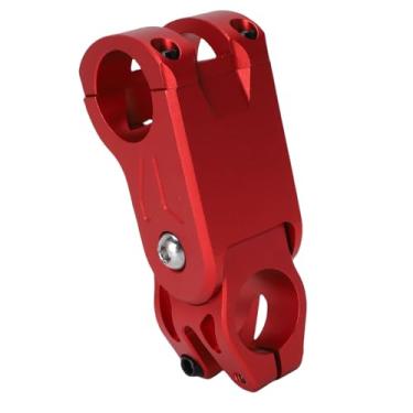 Imagem de Haste de Bicicleta Absorvente de Choque de Liga de Alumínio, Haste de Bico de Montanha Vermelha para Bicicleta de Estrada, Bicicleta Fora da Estrada