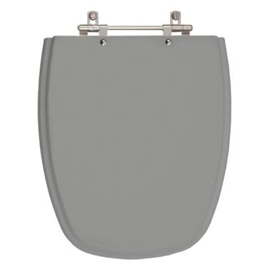 Imagem de Assento Sanitário Poliester Monte Carlo Cinza Vip Para Vaso Deca
