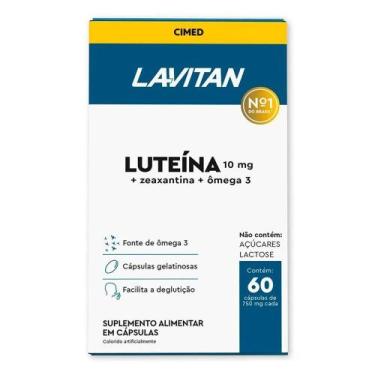 Imagem de Lavitan Luteína Zeaxantina + Ómega 3 Com 60 Cápsulas - Cimed - Equaliv