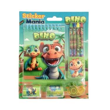 Imagem de Livro - Sticker Mania - Dinossauros