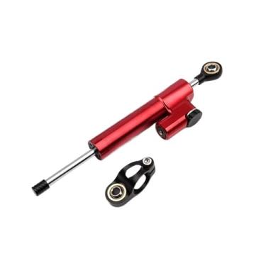 Imagem de Suporte universal para amortecedor de direção estabilizador para motocicleta 256 mm, compatível com YAMAHA MT09 MT FZ 09 FZ09 2013-2020 pcx160 Suzuki(Red)