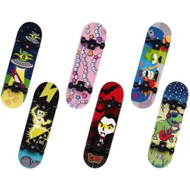 Imagem de Skate Radical Iniciante Shape 6 Lâminas TRUCK 129MM Rodas 51MM Sortido
