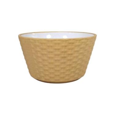 Imagem de Tigela Porcelana Cumbuca Bowl 400ml Feijoada Sopa Caldo Açaí - Hauskra