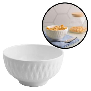 Imagem de Tigela Bowl Porcelana Branca Balloon 300ml Caldos, Sopas ou Servir - Lyor