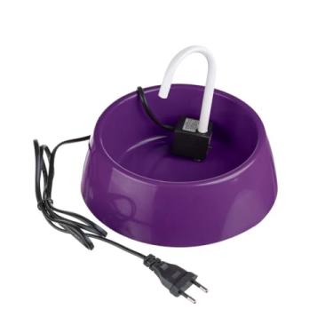 Imagem de Bebedouro Automático para Gatos e Cães com Fonte de Água 1,2 Litros Bivolt (Roxo)