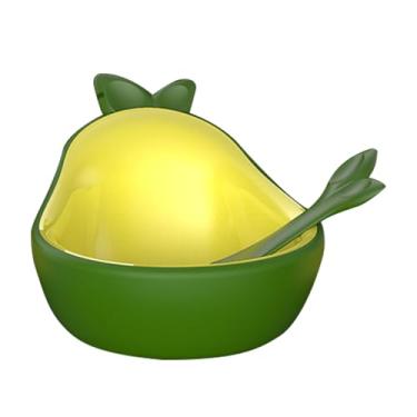 Imagem de Tigela Para Comida de Gatinhos | Tigela Em Formato de Abacate Para Gatos - Com Pés Altos Para Filhotes Comedouro Bebedouro Multiuso Para Viagens Casa Apartamento Uso Interno E Externo