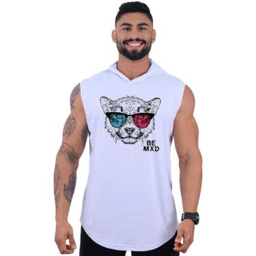Imagem de Regata Longline com Touca Masculina MXD Conceito Leopardo de Óculos-Masculino
