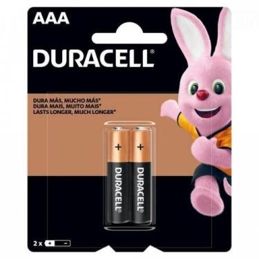 Imagem de Pilha Alcalina 1,5v AAA Mn2400 (C/2 Pilhas) Duracell
