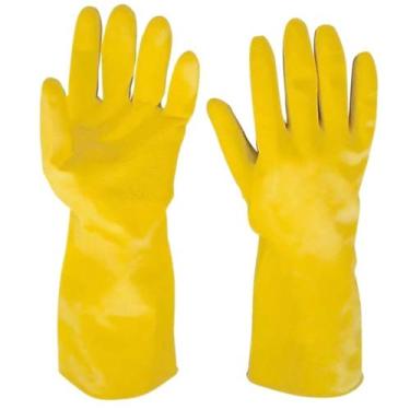 Imagem de Luva de Latex Plus Amarela Média - AT1301M - PINCÉIS ATLAS - Pinceis a
