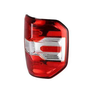 Imagem de Conjunto de lanterna traseira de halogênio direito compatível com Ford Maverick XL XLT 2022 2023 2024 - IP67, lente clara vermelha - lâmpada de seta de parada de freio de corrida - FO2801288