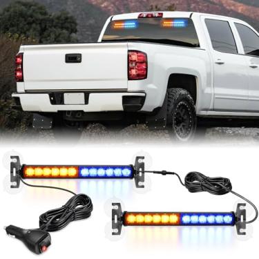 Imagem de Nilight Luzes estroboscópicas 2 em 1 de conselheiro de trânsito 24 LEDs, luz intermitente para carros, caminhões, polícia, bombeiro, arado, veículos de construção