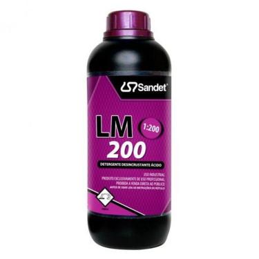 Imagem de Lm 200 Detergente Desincrustante Acido - 1 Litro - Sandet