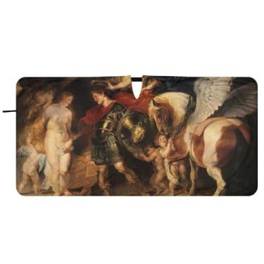 Imagem de Perseus Andrômeda Perseu, Perseu, Perseu, Persuas, Para-brisa de Carro, Bonito, Dobrável, Para-brisa Frontal, Floral, Animal, 76,2 cm x 149,9 cm