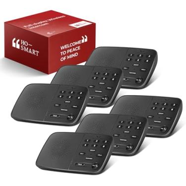 Imagem de H HOSMART Intercomunicadores Sem Fio Para Residências Ultraspeak Pro, Sistema De Intercomunicação Full Duplex 2024 Empresas, Com Comunicação Bidirecional Em Tempo Real Alcance 365 Metros (Pacote 6 U