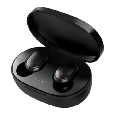 Imagem de Fones de Ouvido Bluetooth 5.0, Sem Fio, Resistente à Água, 4h de Bateria, Preto