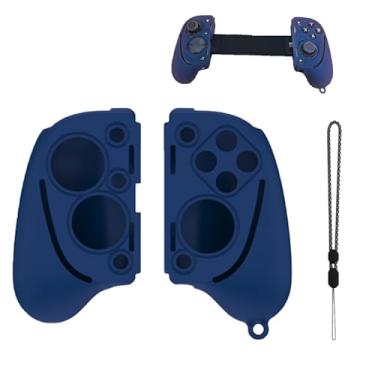 Imagem de NOUKAJU Case Cover for Razer Kishi Ultra Gaming Controller, Silicone Grip Case Cover,Silicone Handle Case with Lanyard,Silicone case,Anti-Drop, Anti-Scratch,Shockproof(Blue)