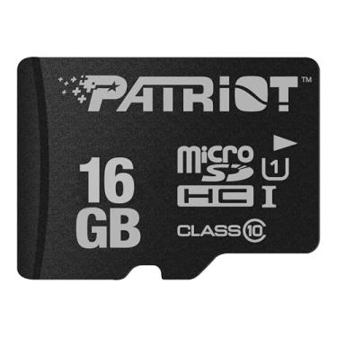 Imagem de Cartão de memória Flash Micro SD Série LX da Patriot 16 GB