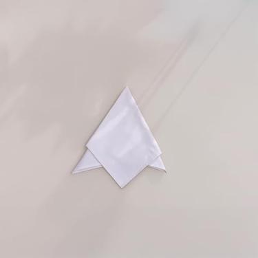 Imagem de Plumasul Guardanapo Bella Mesa 100% Algodão Cetim 300 fios 40x40cm - Cor Branco