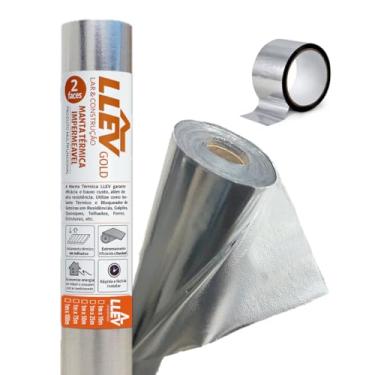 Imagem de Manta Térmica Foil De Subcobertura Dupla Face 25m² + 1 Fita Telhado Casa Reforma