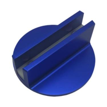 Imagem de NITAGO Almofada de macaco ranhurada genérica com ranhuras e disco de elevação de alumínio universal com ranhuras grandes para reparo de pneus, caminhões,