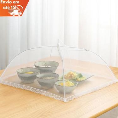 Imagem de "Tela Protetora de Alimentos 45X45cm  Proteção Ideal para Refeições ao