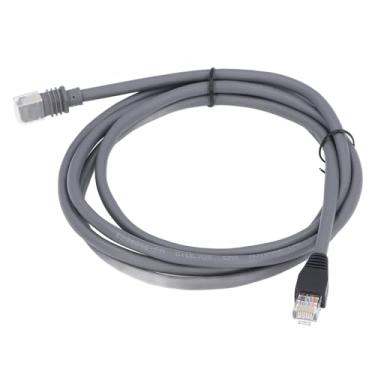Imagem de QANYEGN Extensão do cabo Ethernet, extensor de cordão de remendo de rede, água de cristal portátil de alta velocidade resistindo à mini antena de satélite retangular (2m) (5m)
