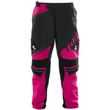 Imagem de Calça Motocross Trilha Enduro - Pro Tork Factory Edition, Preto, Rosa,
