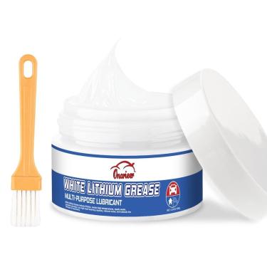 Imagem de Graxa de lítio branca Onarieer 100mL com escova para metal