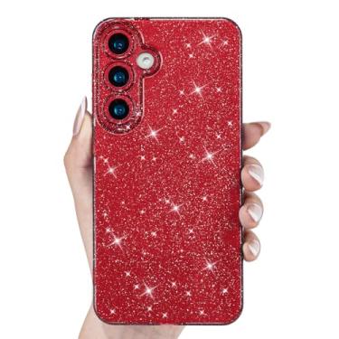 Imagem de Svanove Capa de celular para Samsung S20 FE com glitter, brilhante, feminina, brilhante, brilhante, brilhante, brilhante, para mulheres e meninas, capa de plástico de gel de borracha de silicone macio