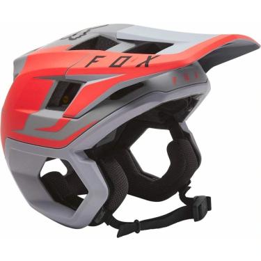 Imagem de Capacete Fox Dropframe Pro Sideswipe Cinza/Laranja S