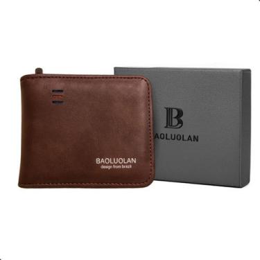 Imagem de Carteira Masculina Estilo Moderno Prática Para o Seu Dia a Dia Viagens