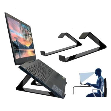 Imagem de Kit 3 Base Suporte Ergonomico Notebook Tablet Apoio Portatil