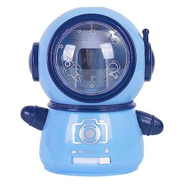 Imagem de YOUTHINK Aparecedores de Lápis, Apontadores Elétricos de Desenho Animado para Uso Em Casa e Em Sala de Aula (Azul roxo)