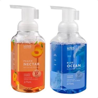 Imagem de Kit 2 Sabonete Espuma Para Mãos Sinergia Kiss New York 275ml, Ocean / 