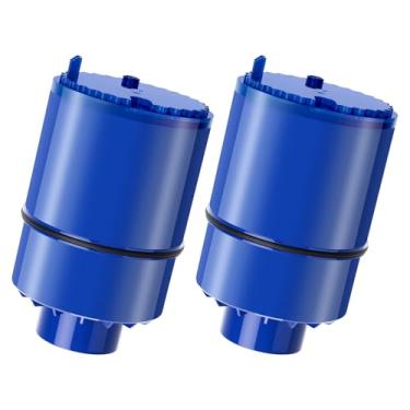 Imagem de Fil-Fresh Pacote com 2 filtros de água de substituição para sistema de filtragem de água de torneira PUR, PUR PLUS, certificado NSF, substitui filtro de água de montagem em torneira de núcleo mineral