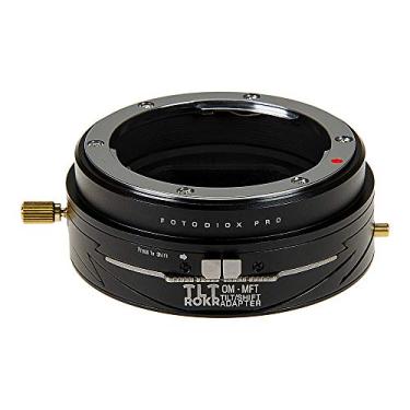 Imagem de Fotodiox Pro TLT ROKR - Adaptador de montagem de lente inclinada/deslocamento para lentes SLR Olympus Zuiko (OM) de 35 mm para micro quatro terços (MFT, M4/3) suporte para câmera sem espelho