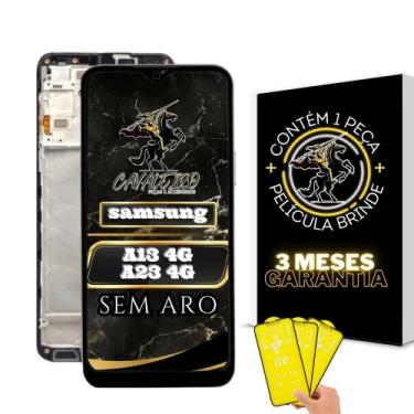 Imagem de Tela Samsung Display A23 4G Com Aro + Película De Brinde