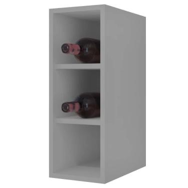 Imagem de Nicho Aéreo Adega Vertical 20cm Riad Cinza Claro - Lumil